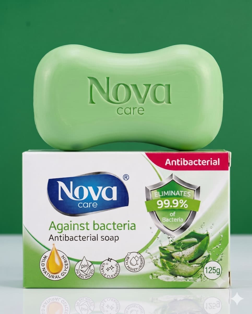 Nova - Гарын хатуу саван (Бактерийн эсрэг, 125гр)